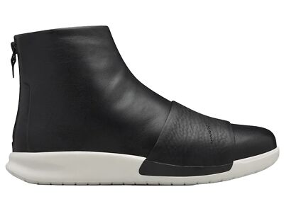 NIKE LAB BENASSI BOOT LUX BLACK &WHITE US 7 BACK ZIP 819683-001