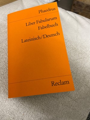 Phaedrus Liber Fabularum Fabelbuch Lateinisch Deutsch Reclam 1975