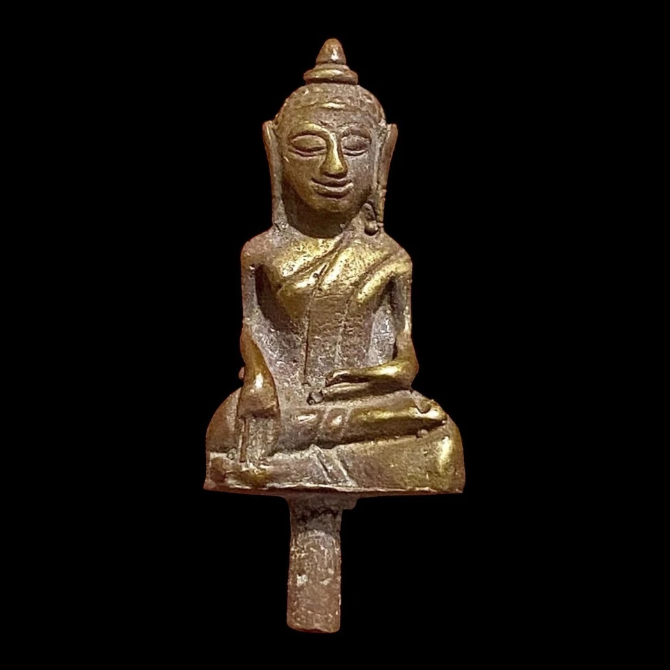 Amuleto de Buda tailandês antigo Phra Yod Tong Ayuthaya bondade talismã K007 - Imagem 2 de 4