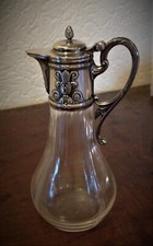 WMF Karaffe Kreuzband , sehr gut erhalten, versilbert,  Rarität