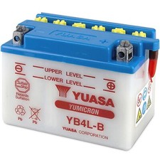 BATTERIE YUASA YB4L-B 12V-4A  TOUS SCOOTERS 50cc