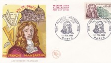 FRANCE 1966 FDC FRANCOIS MANSART  YT 1471