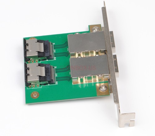 Two Ports Mini SAS SFF-8088 To SAS 36Pin SFF-8087 PCBA Female Adapter With PCI - Picture 8 of 12