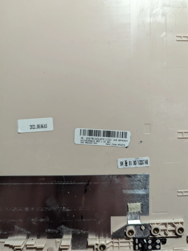 Funda de repuesto con carcasa de oro rosa para HP 15 Foto 3 de 3