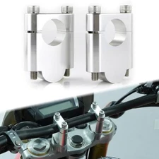 7/8'' 22mm Motorcycle Atv Dirt Bike Handlebar Risers With Clamps Fit For Grom Ms