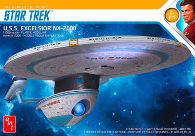 Amt/Mpc Amt1257m/12 - 1/1000 Star Trek Uss Excelsior - New