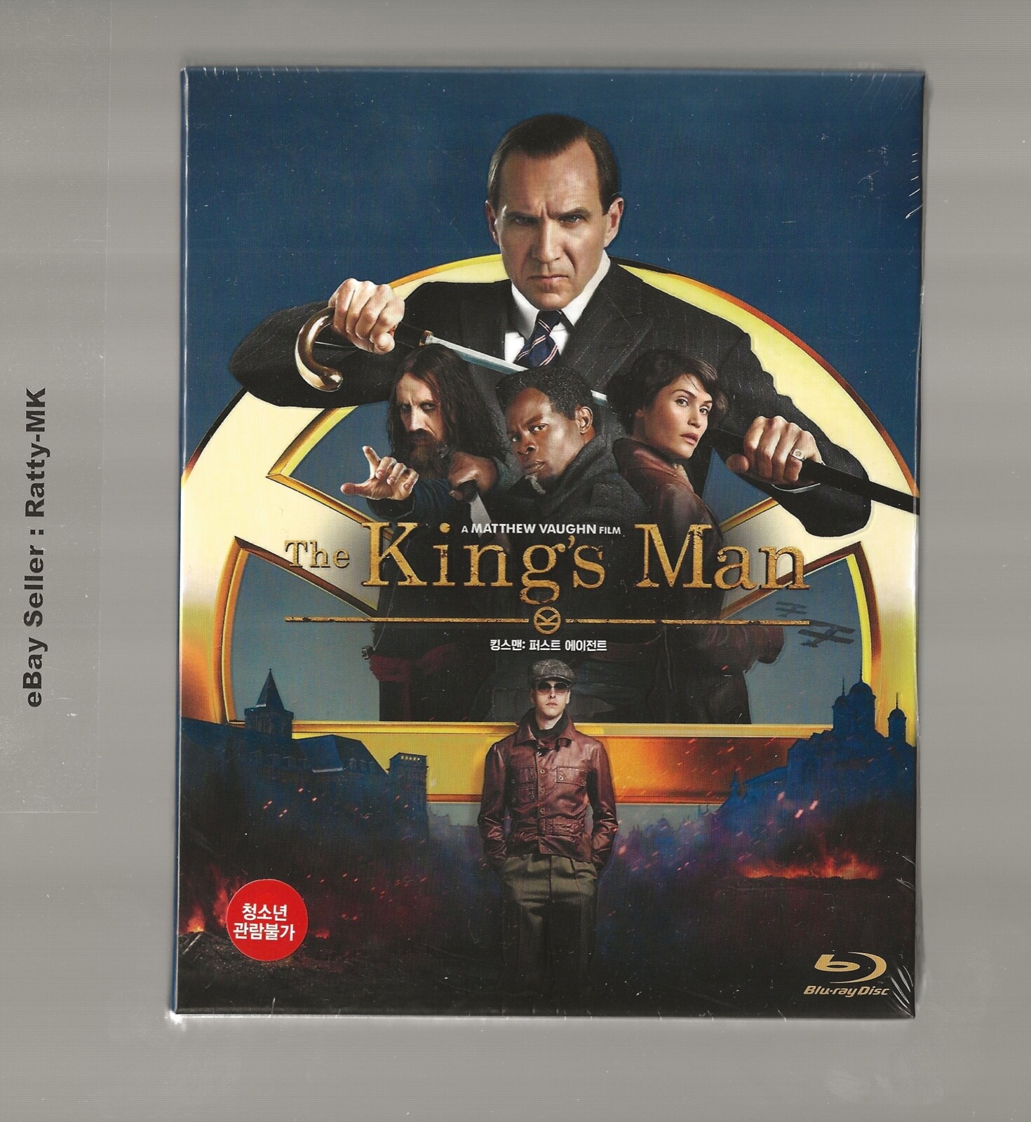 THE KING'S MAN - SM LIFE EXCLUSIVE BLU RAY STEELBOOK - NEW & SEALED