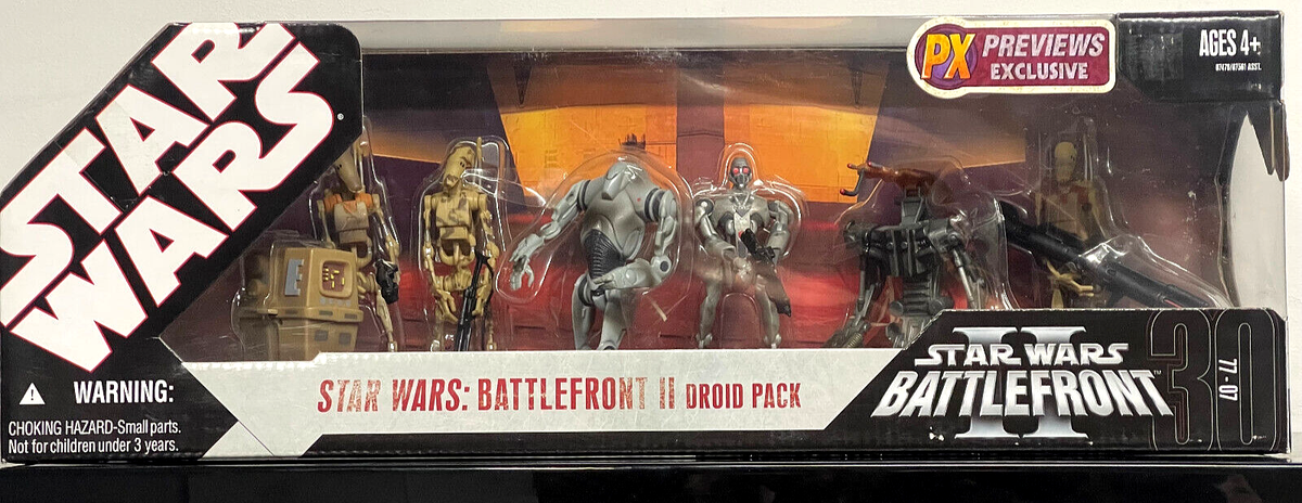 STAR WARS Hasbro Droid Pack Battle Pack Battlefront II 2 PX Excl