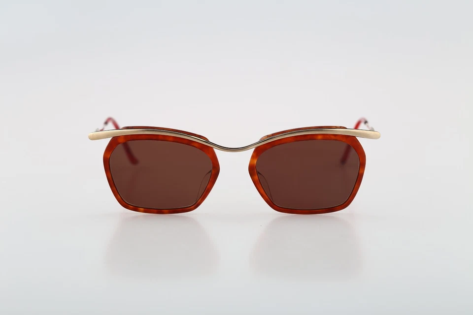 Martine Sitbon 6511 HB, Vintage Años 90 Cejas Pequeño Cuadrado Ojo de Gato Gafas de Sol Nuevo de Lote Antiguo Foto 2 de 4