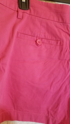 Pantaloncini elasticizzati da donna cachi rosa brillante cotone taglia 12 - Foto 9 di 11