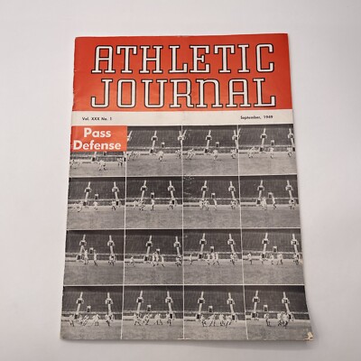 Athletic Journal Magazine September 1949 - Pass Defense