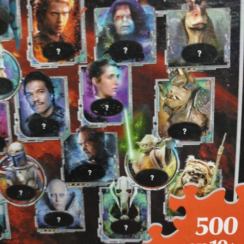 Star Wars Quizzle Puzzle 500 Pezzi 20”x24” Parte Quiz Parte Puzzle Nuovo Hasbro - Foto 6 di 11