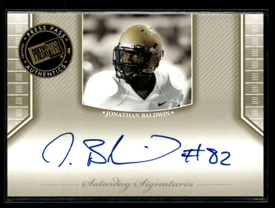 Jonathan Baldwin 2011 Press Pass Legends Auto