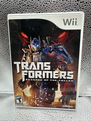 Transformers: Revenge of the Fallen (Nintendo Wii, 2009) With Manual