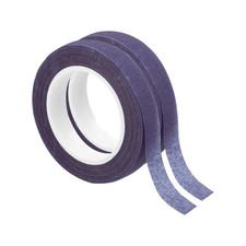 2pcs Floral Tape 1/2" x 30 Yard Flower Wrap Adhesive Tape, Purple