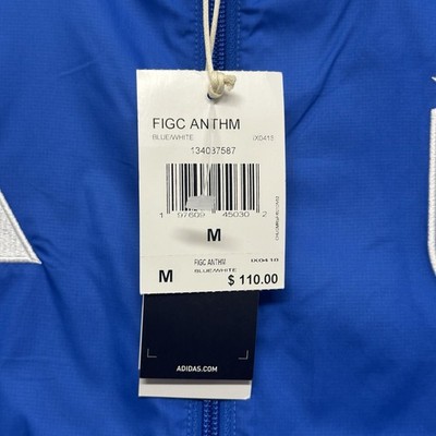 Adidas ITALIA Reversible FIGC Anthem Soccer Jacket Training Medium