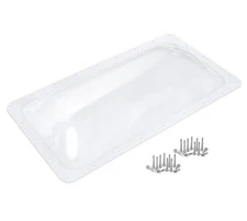  34" x 18" RV Skylight Replacement Cover,RV Skylight Shower 14" x 30" Clear