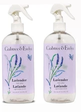2 Bottle Set Crabtree & Evelyn Fabric Spray Lavender 500mL / 16.9 fl oz *NEW*