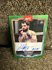 2025 Topps Chrome UFC - MUHAMMADJON NAIMOV (RC) Rookie Auto Green  /99 #CRA-MN