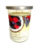 Chesapeake Bay Candle COCONUT BERRY BLISS 19 oz  Free Shipping