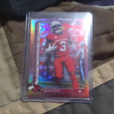 Topps Chrome Budda Baker #8 Arizona Cardinals NFL Football Card