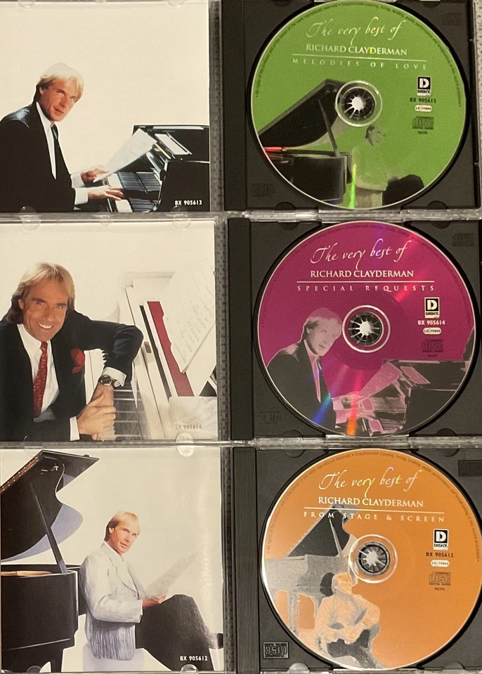 3x CD - RICHARD CLAYDERMAN - The Very Best Of - 2003 - absoluter Topzustand ! - Bild 3 von 3