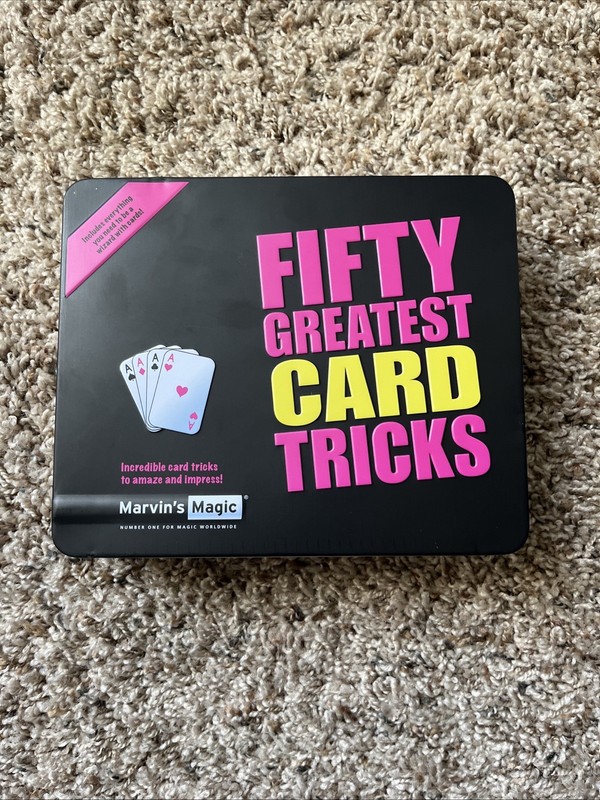 Fifty Greatest Cars Tricks Marvin’s Magic Game Activity Box New