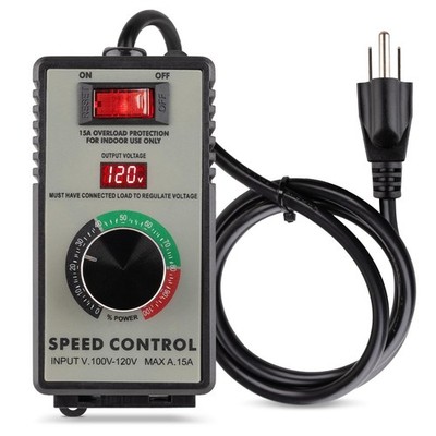1 PCS 100V-120V 15A AC Motor Speed Controller Variable Voltage Regulator