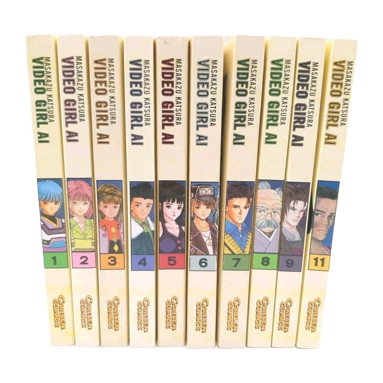 Video Girl Ai Manga 1,2,3,4,5,6,7,8,9,11 Set Colección Masakazu Katsura