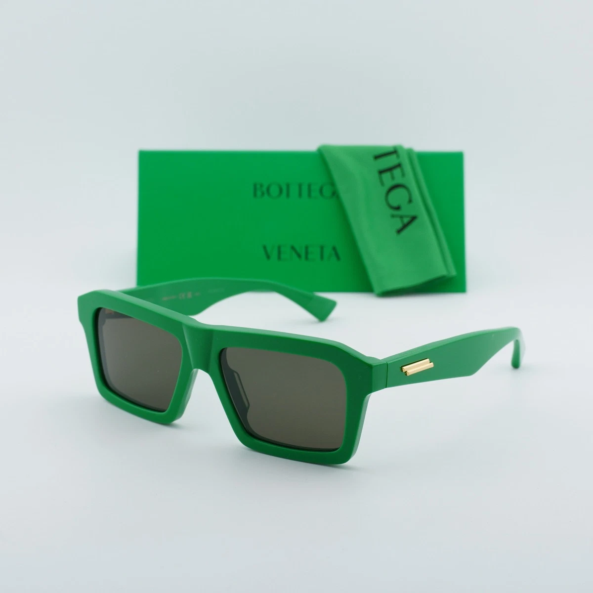Bottega Veneta Green Square Ladies #265163B19B Bottega Veneta BV1276S 003 Sunglasses - US main image 3