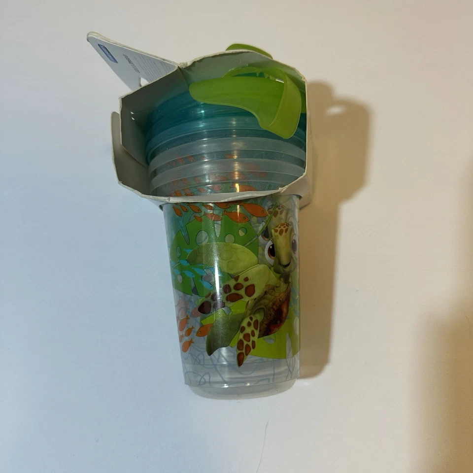 Disney Baby 1st Years Take & Toss Travel Sippy Cups Nemo And Friends New 3Pcs - Image 3 of 4