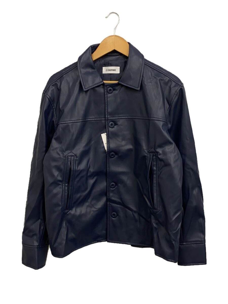Ciaopanic Leather Jacket Blouson/M/ Leather/Nvy/Plain/Cpz2051108A0001 3403