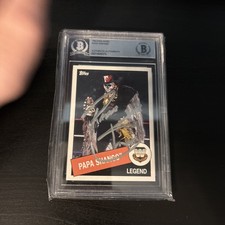 PAPA SHANGO WWE AUTHENTIC HAND SIGNED AUTOGRAPHED CARD BECKETT