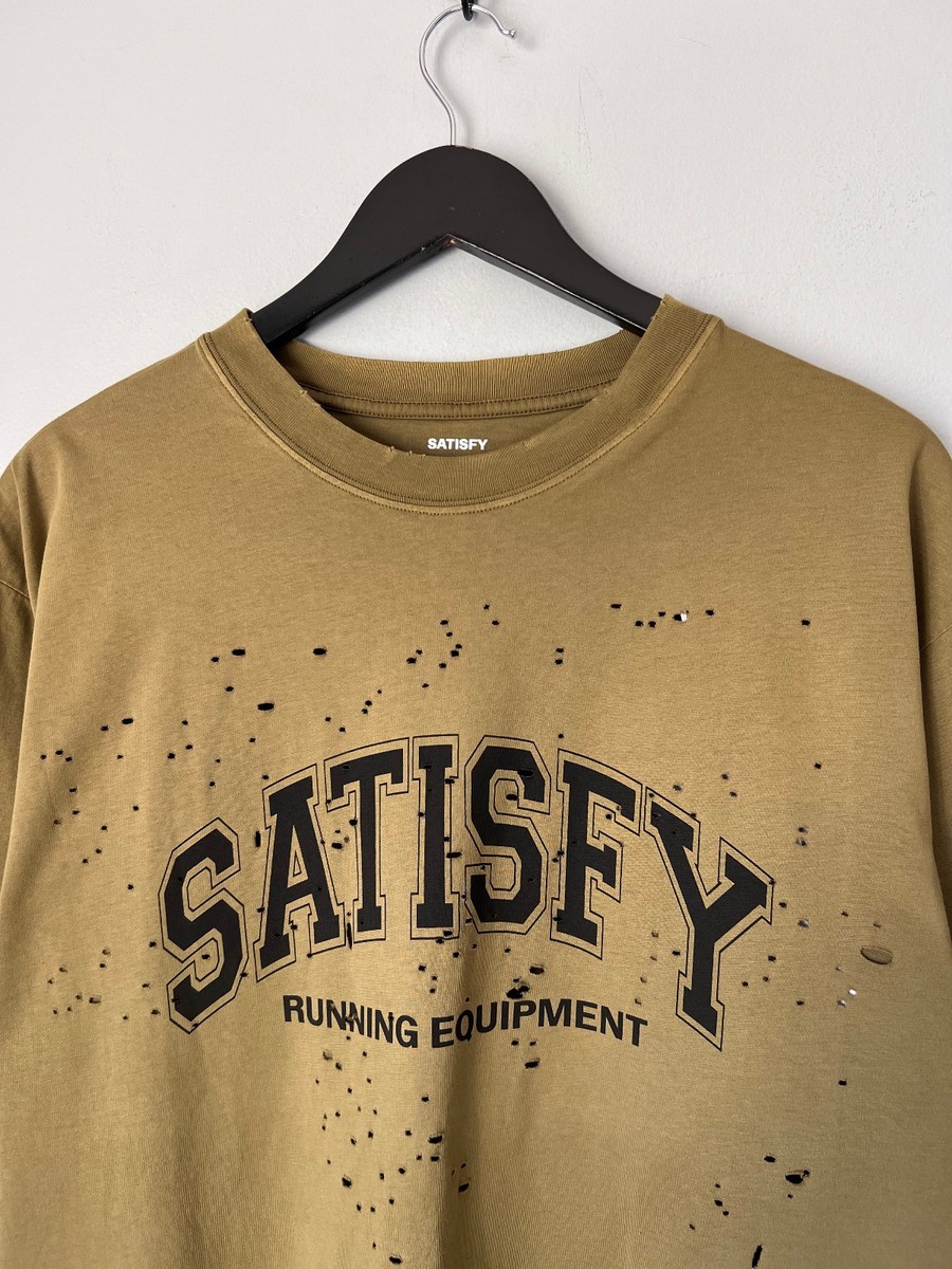 Satisfy Running Equipment MothTech Tee - Size XL - Military Olive