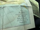 Old Antique Map of Alaska & Surroundings Showing the Klondike Gold Fields ~ 1898 — photo 1