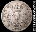 1814-M 5 Francs- Louis XVIII- Silver- Very Scarce Better Date No Reserve #J3175