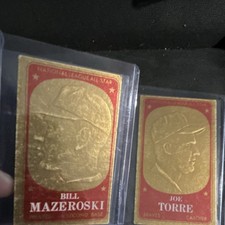 G.T.C.C. Gold Card Lot Bill Mazeroski Pirates Joe Torre Braves #23 #12