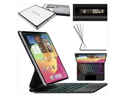 iPad Pro 11 Case with Keyboard (M5/M4) with Apple Pencil Holder