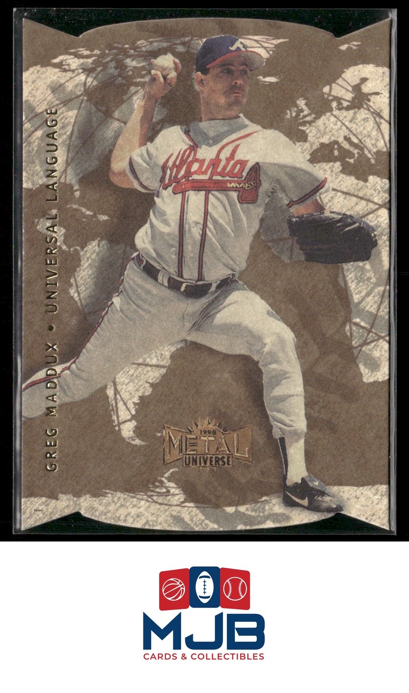 1998 Metal Universe Greg Maddux Universal Language #12 UL Atlanta Braves