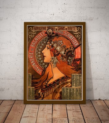 Poster-Poster Alphonse Mucha Seife Bagnolet