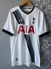 TOTTENHAM HOTSPUR 2015 2016 HOME FOOTBALL SHIRT SOCCER JERSEY M UNDER ARMOUR