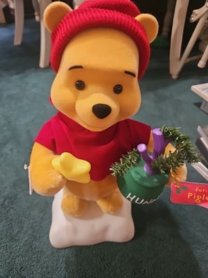 Telco Motionette Animated Winnie The Pooh Christmas Vintage Disney 16''