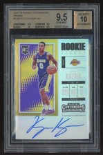 Kyle Kuzma AU 2017-18 Panini Contenders Premium Edition Prizms #126A BGS 9.5