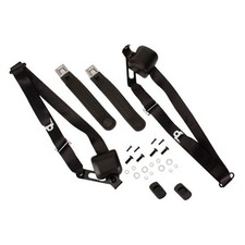 Morris Mcsb-9-bk 3-point Seat Belt Kit 68-73 Chevelle Bucket Morris Mcsb-9-bk 3-point Seat Belt Kit 68-73 Chevelle Bucket