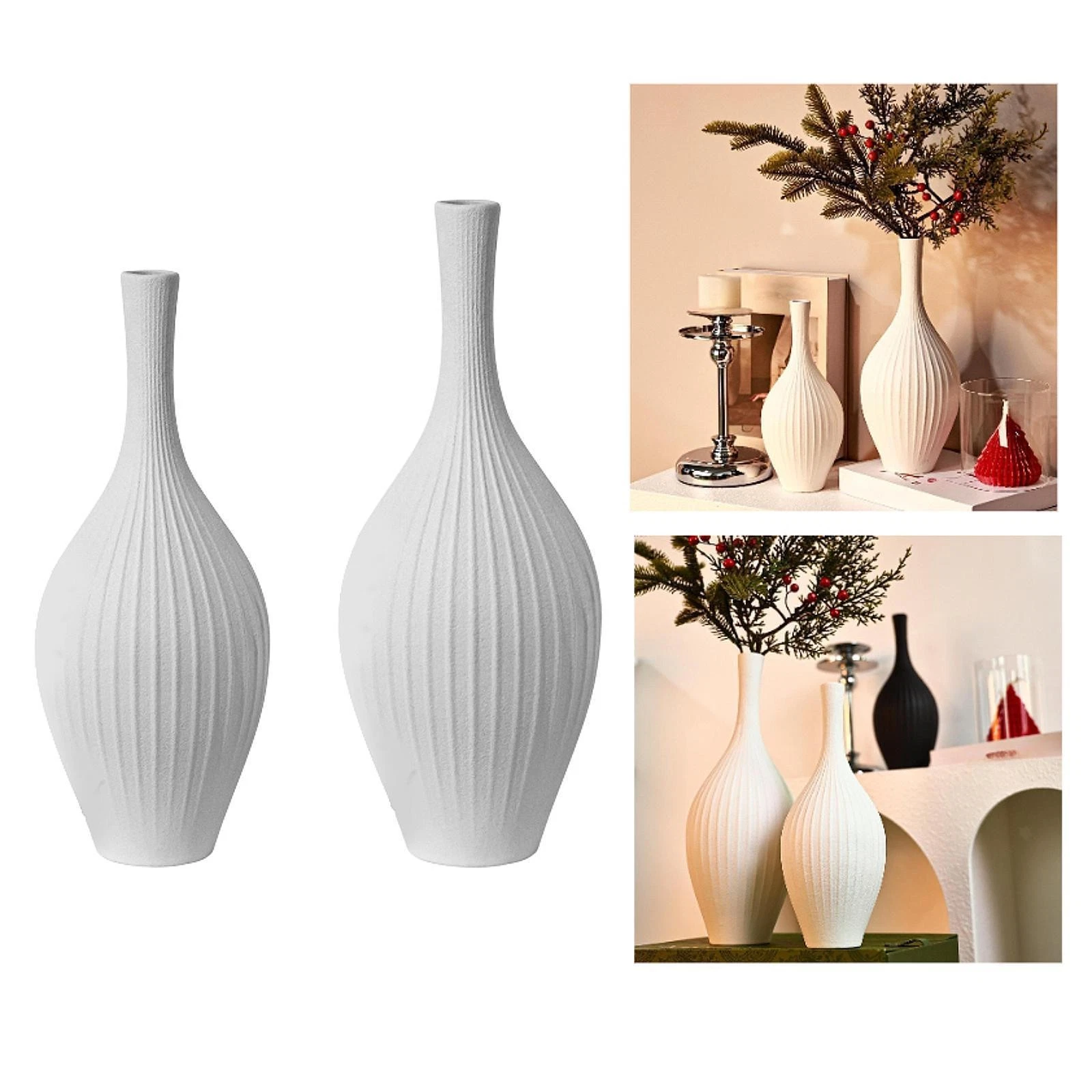 Decorative Flower Vase, Unique Centerpiece for Bedroom And Firm