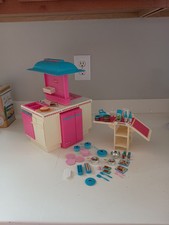 Vintage Barbie 1984 Mattel Dream Kitchen  Accessories Food Pots Pans  More 