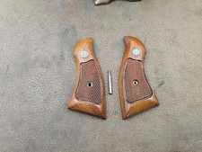 Vintage Sw Smith Wesson K Frame Square Butt Factory Grips 19 10