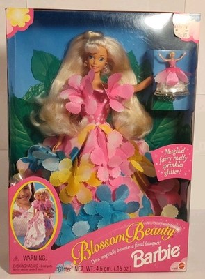 Vintage 1996 Mattel Blossom Beauty Barbie #17032 Barbie Fashion Doll Collection 