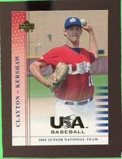 2005 Upper Deck USA Clayton Kershaw RC Rookie