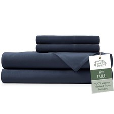 Hotel Sheets Direct 4 Piece Bed Sheet Set Full, 100 Viscose Derived from Bamboo